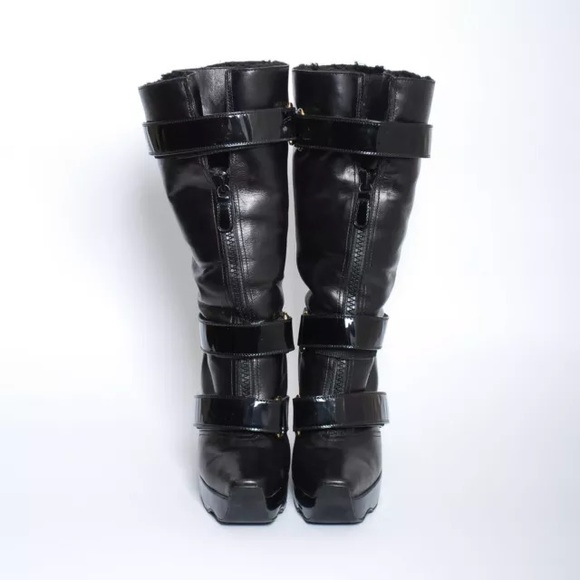 Authentic Louis Vuitton ski boot wedge runway 37.5 - Picture 3 of 8